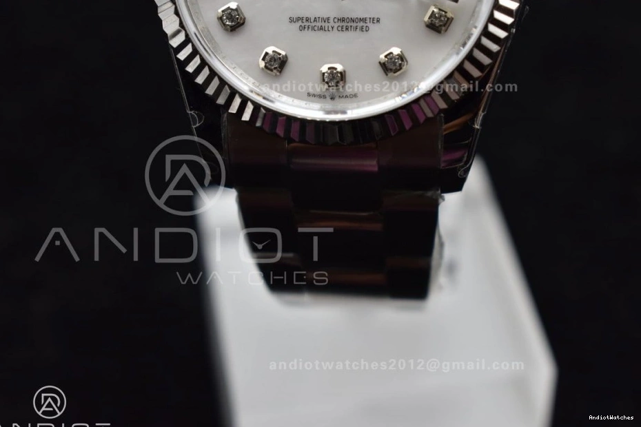 Oyster 316F Jubilee DateJust Diamond Dial A 580 HighQuality Steel 1:1 36 BPF Bracelet On Best Edition SS 0209
